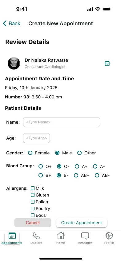 DocxNet: Appointment 5