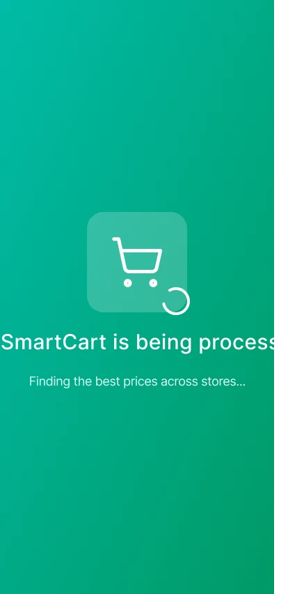 SmartCart: Loading screen when get smart cart button is clicked